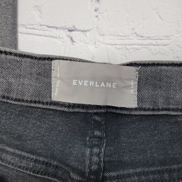Everlane Gray Grey Skinny High Rise Ankle Stretchy Jeans 26 - Picture 8 of 12